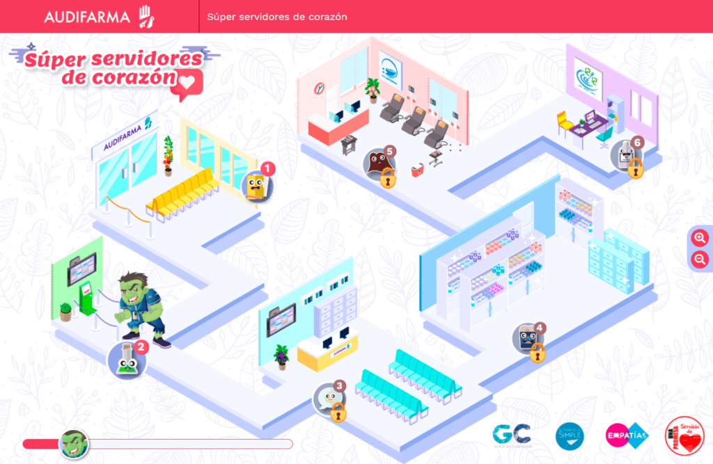 screenshot plataforma de aprendizaje Audifarma | Escuela Didactica 3